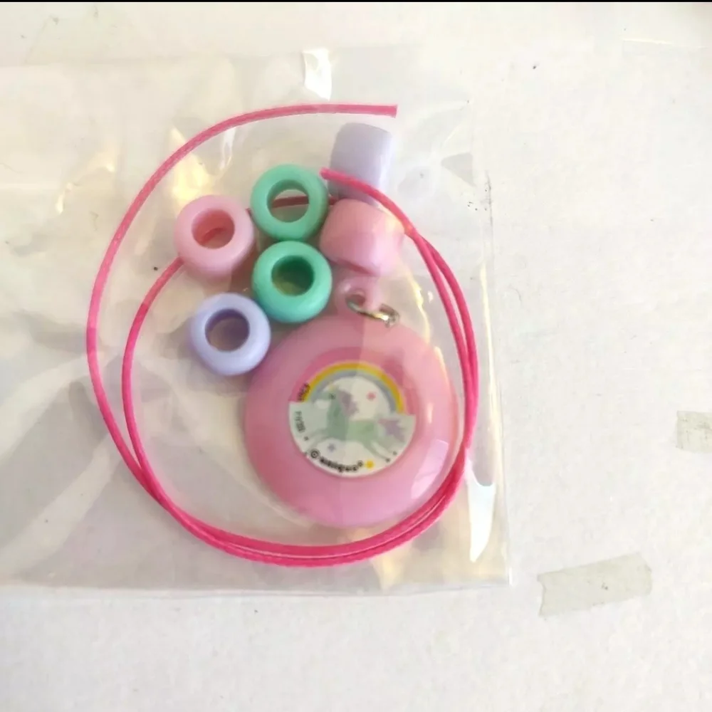 321 Party 4 DIY Charm Bracelets Multicolored Unicorn Rainbow Plastic Adjustable